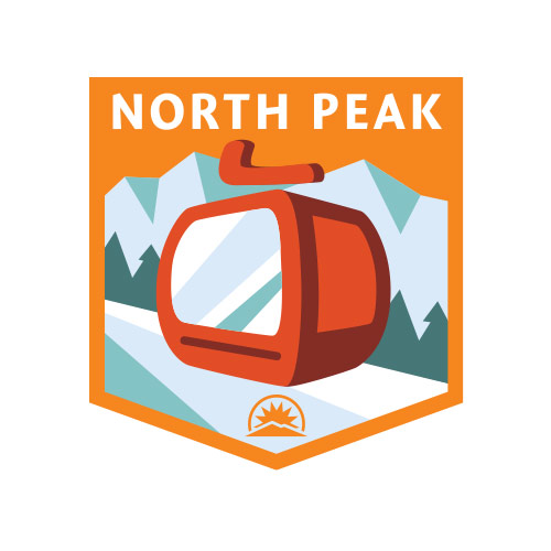 north peak badge